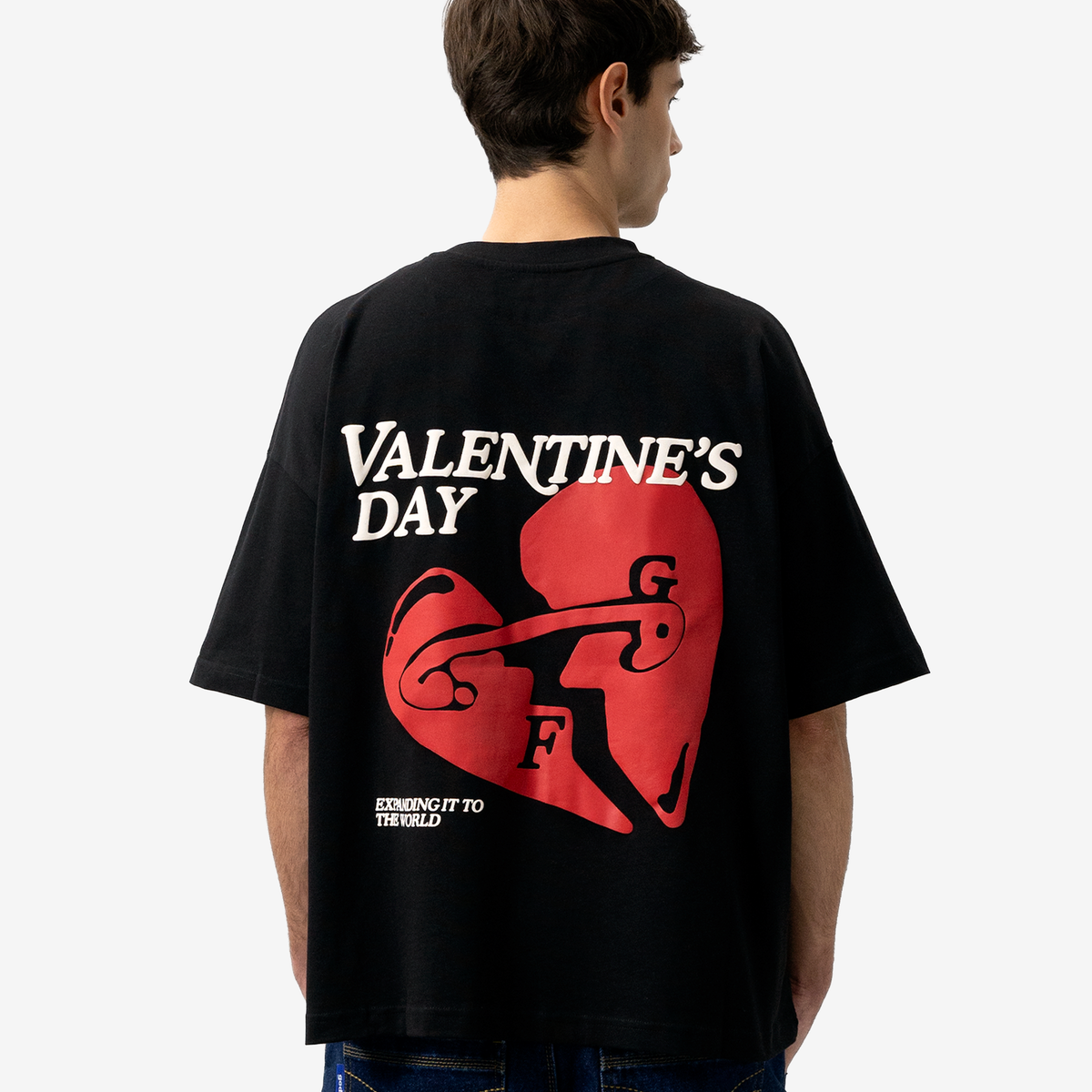 Valentine's Tee Black