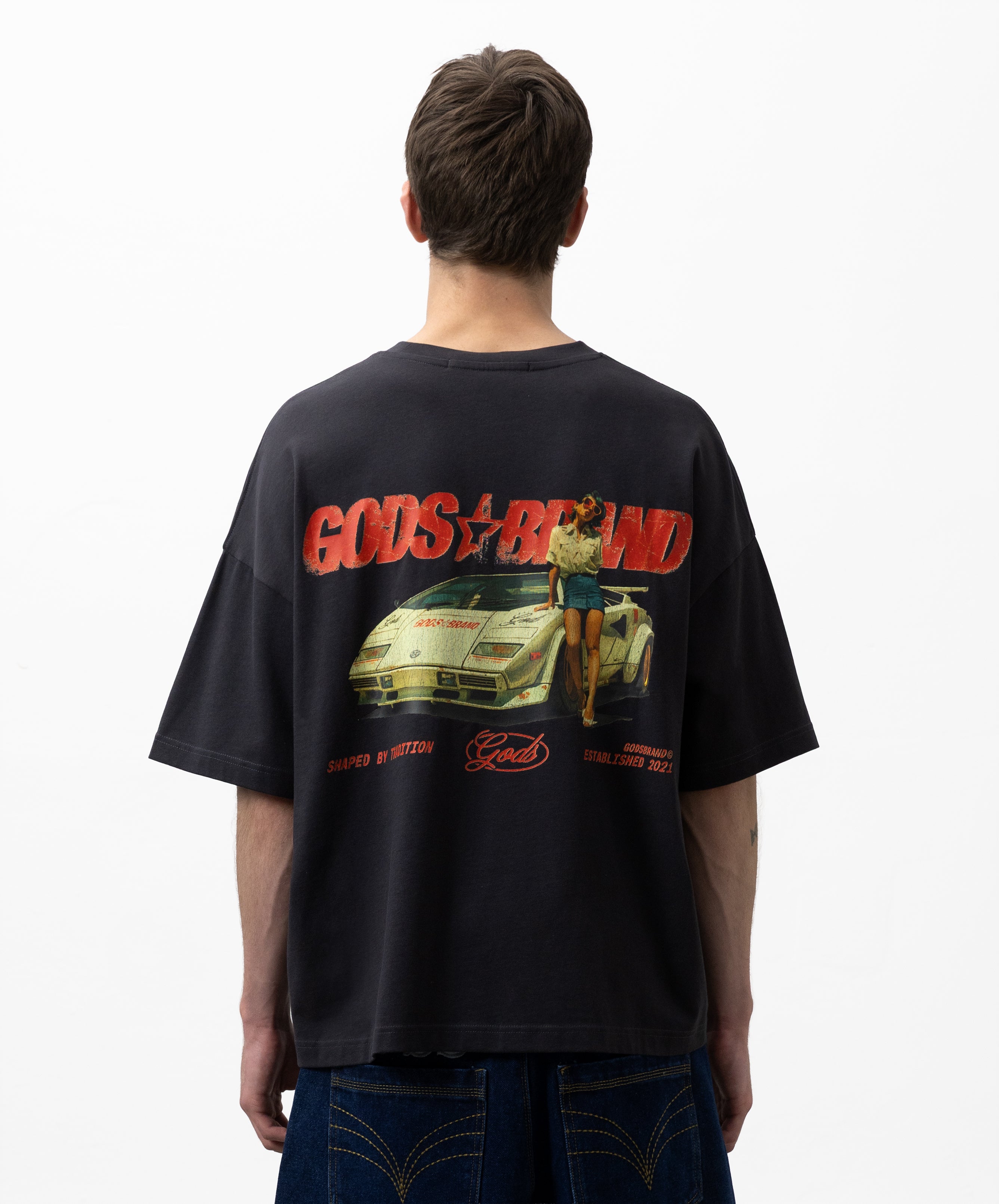 Sportscar Tee Antracite
