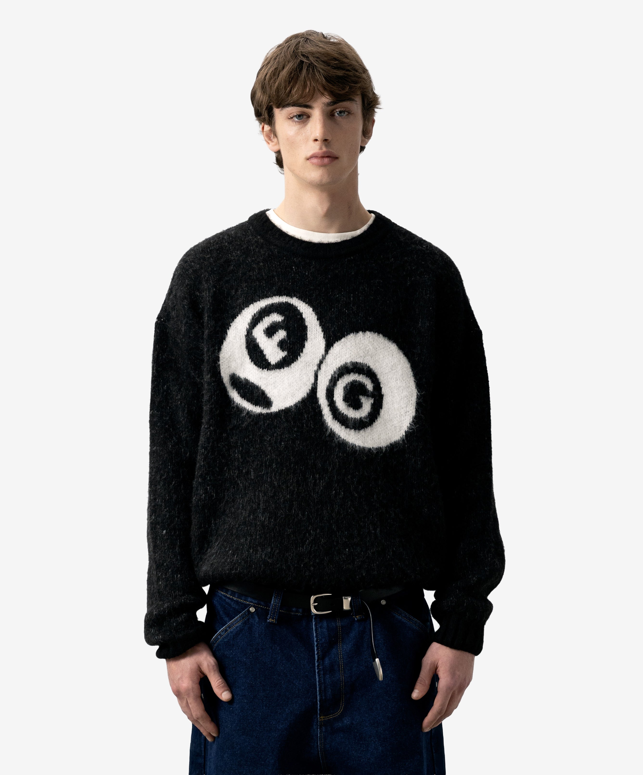 Billiard Knitted Sweater Black