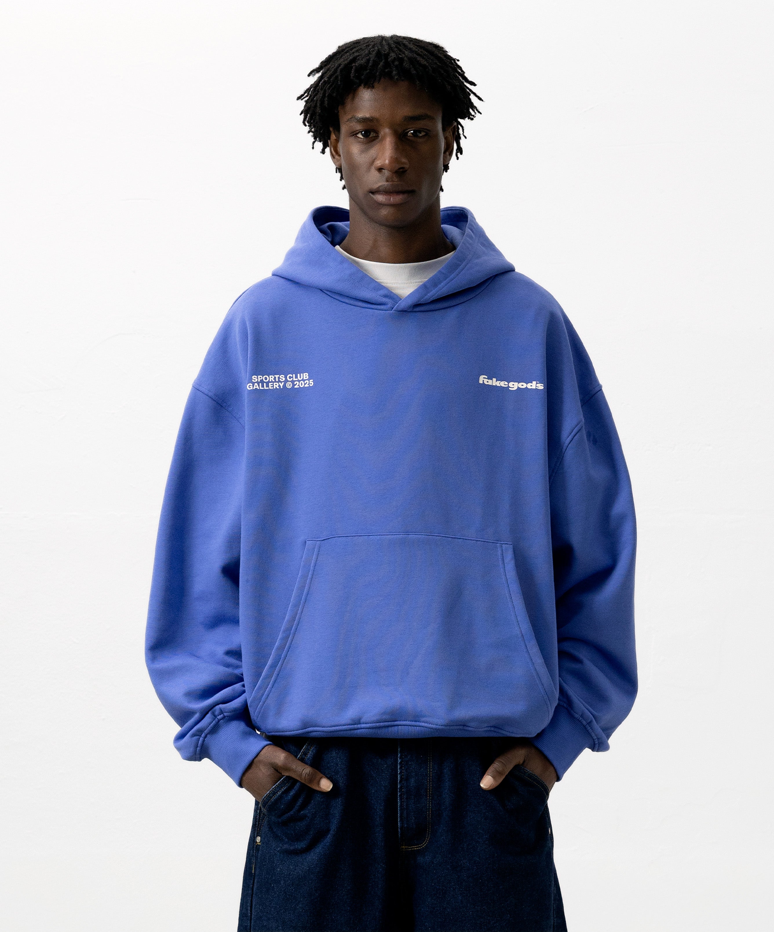 Sports Club Hoodie Blue