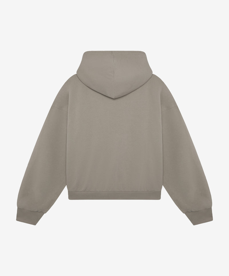 Gods Distressed Zipper Grey