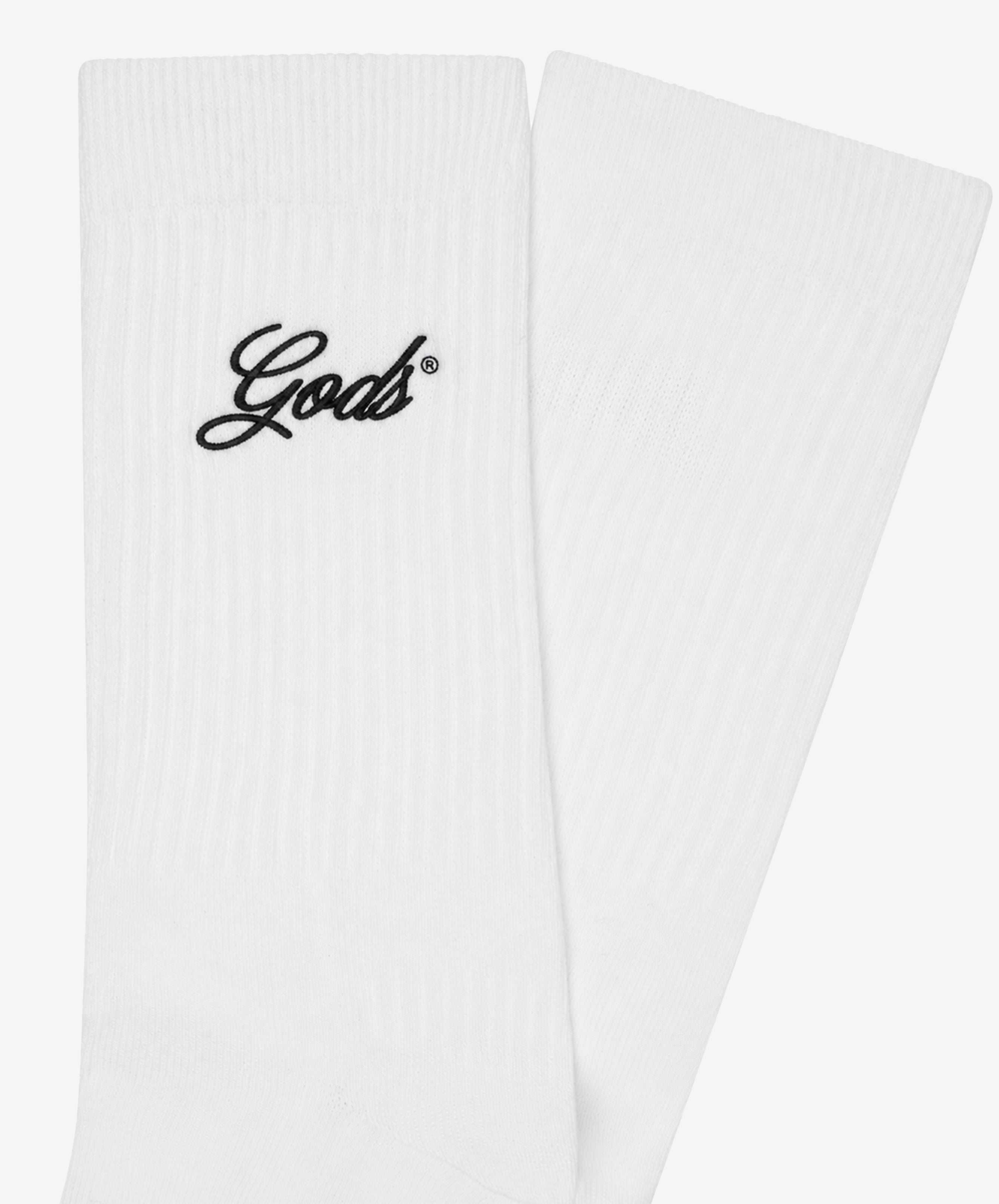 GODS SCRIPT SOCKS 2 PACK BW
