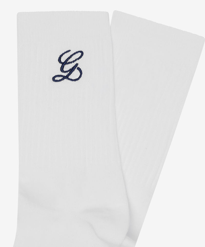 G LOGO SOCKS 2 PACK BW