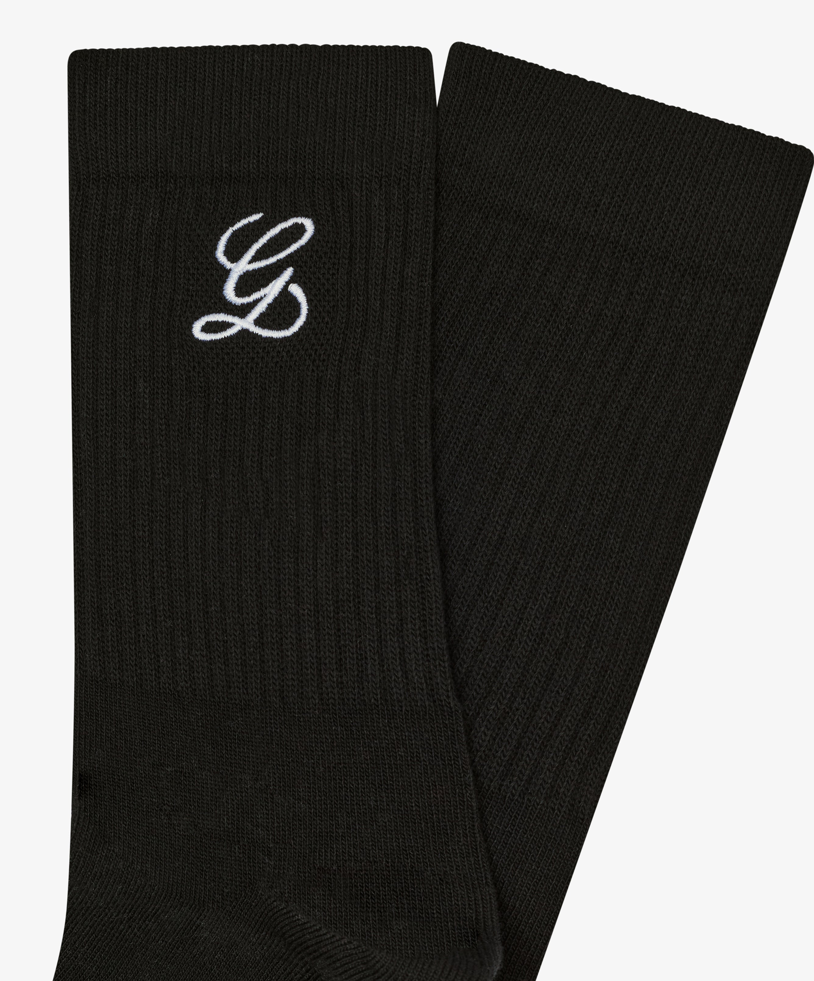 G LOGO SOCKS 2 PACK BW