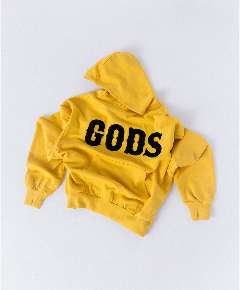 Gods Brand Hoodie Yellow