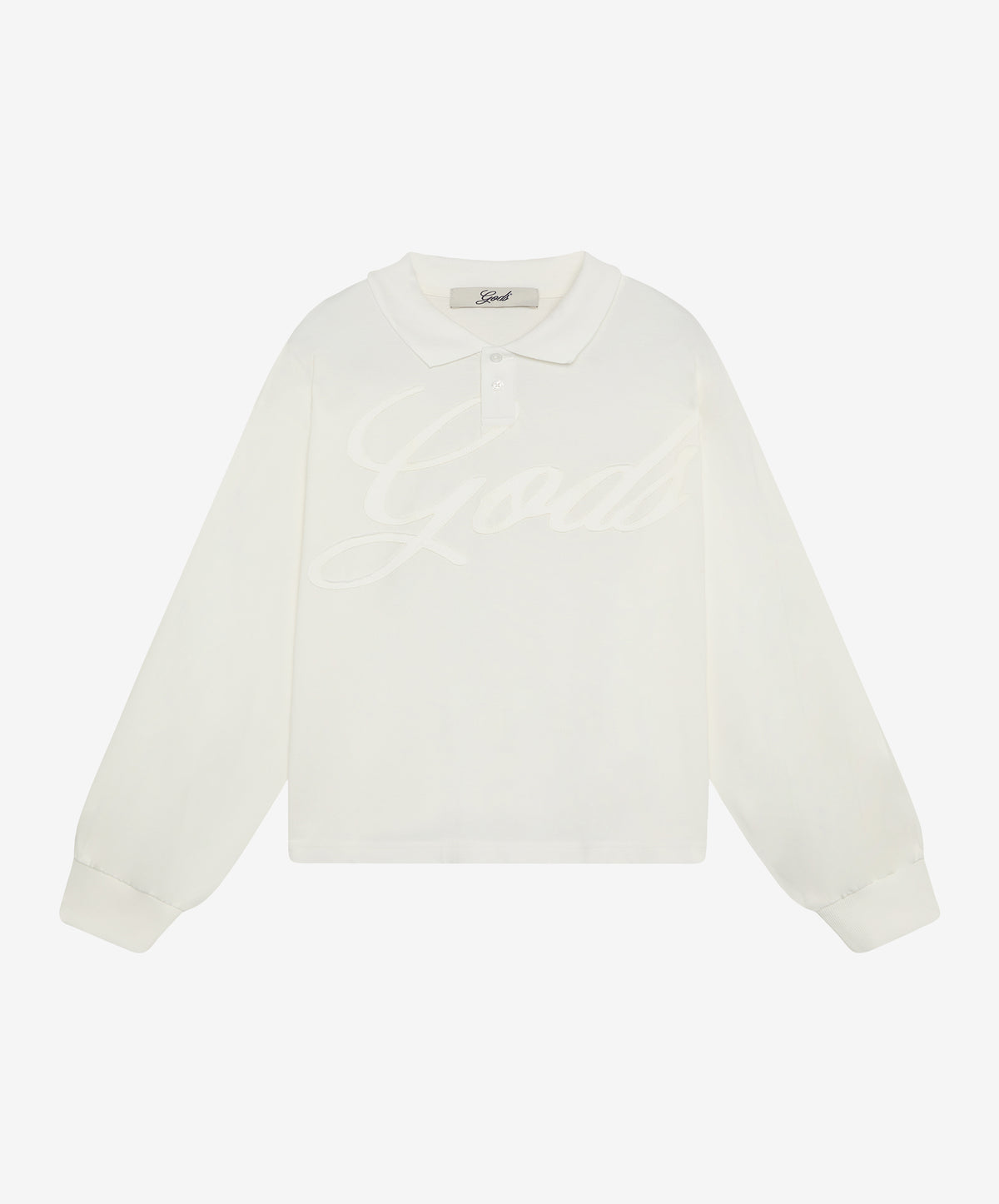 Gods Polo Longsleeve White