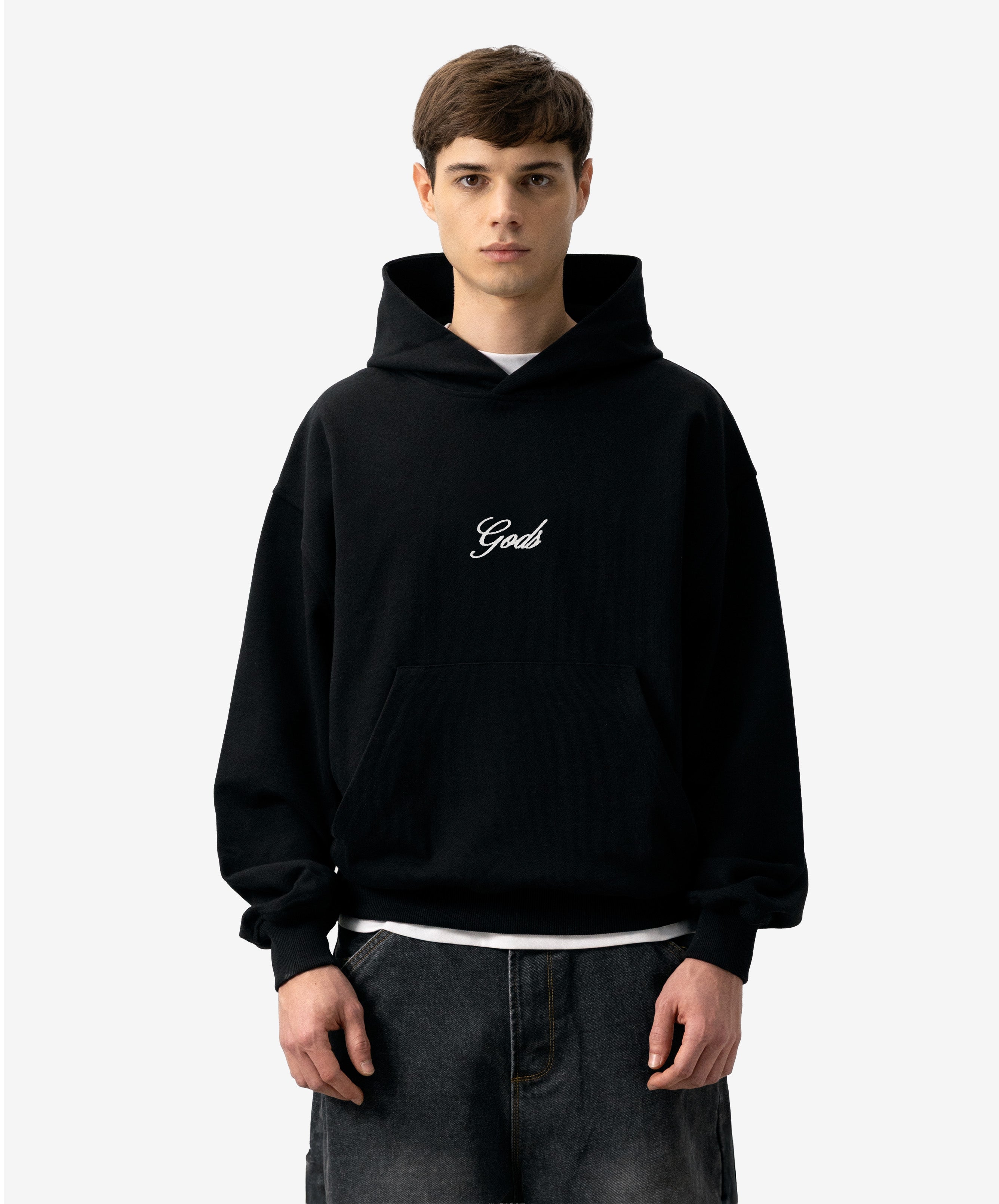 Iced Heart Hoodie Black