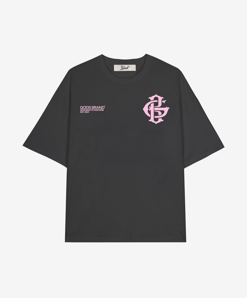 Gods Brand Boxy Tee Dark Grey