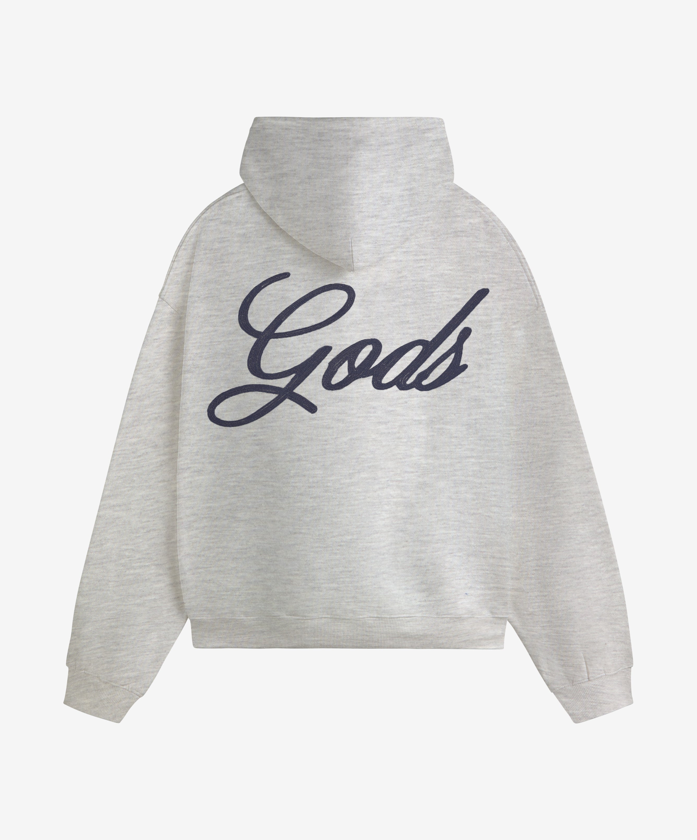 Love Script Hoodie Light Grey