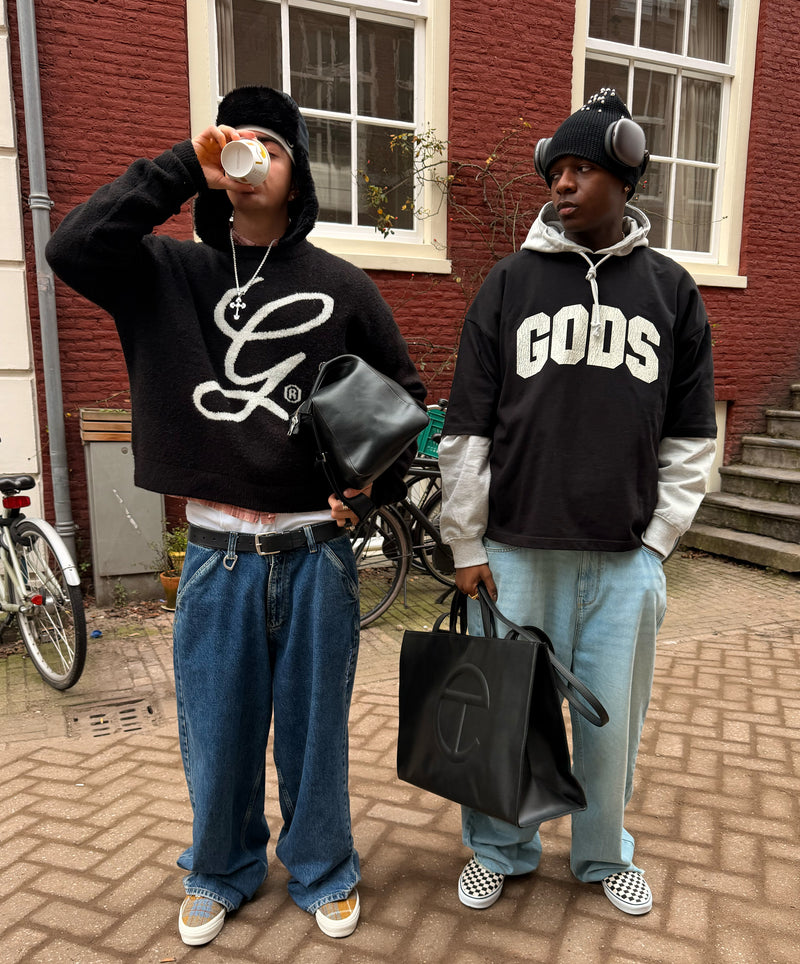 G'S Knitted Sweater Black
