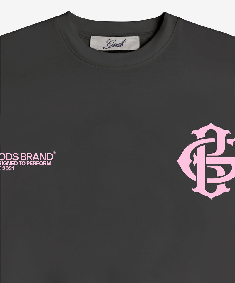 Gods Brand Boxy Tee Dark Grey