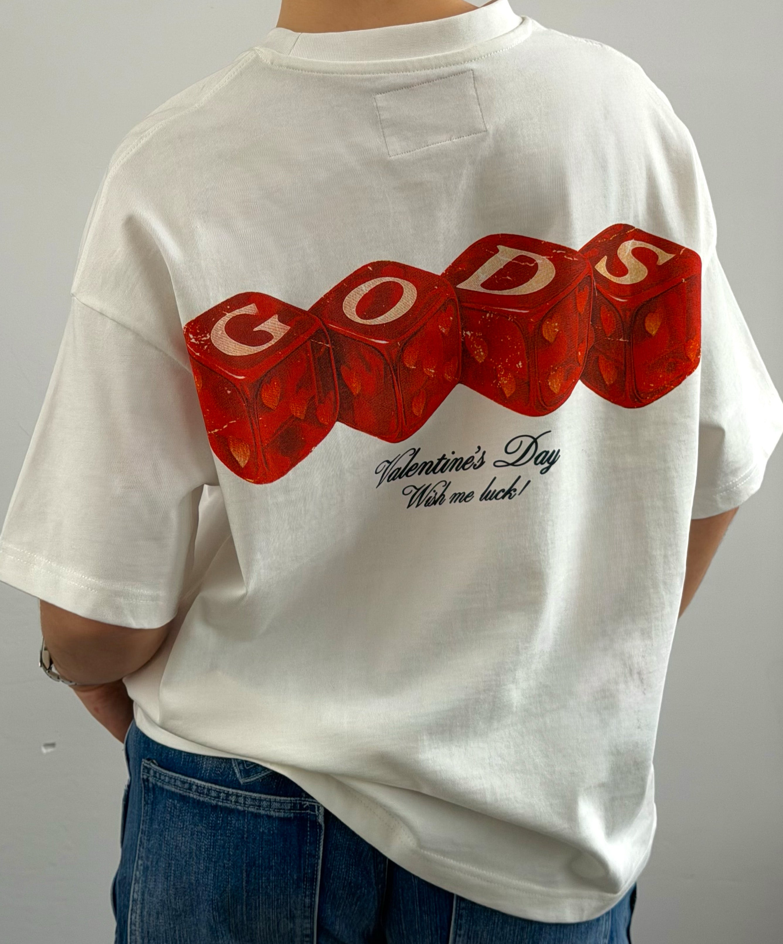 Red Dice Tee Cream
