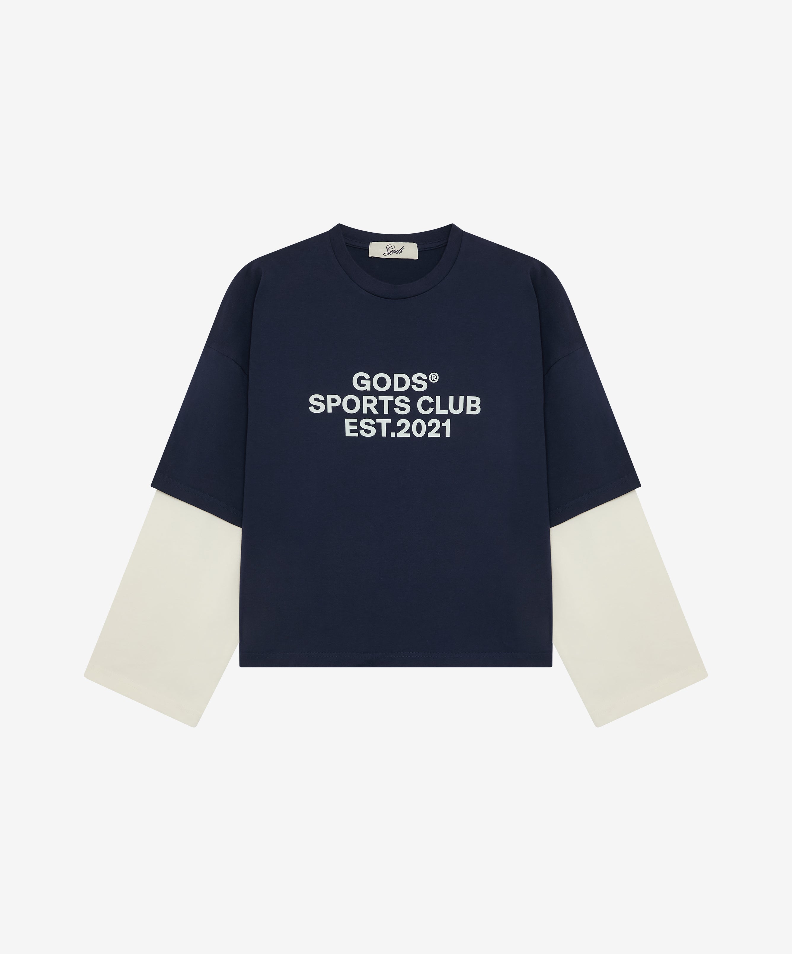 Sports Club Double Sleeve Navy