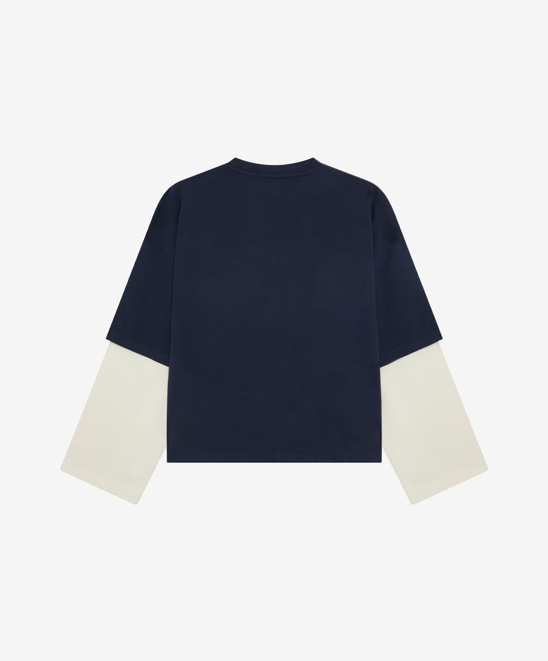 Sports Club Double Sleeve Navy