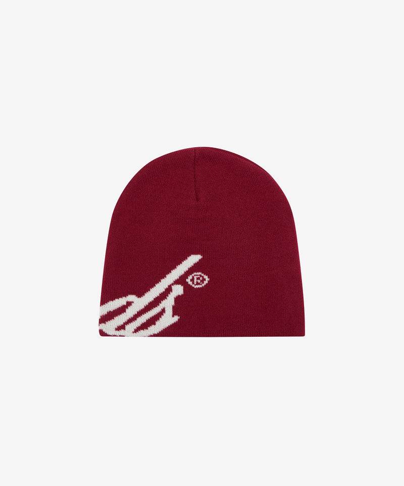 Gods Script Beanie Red