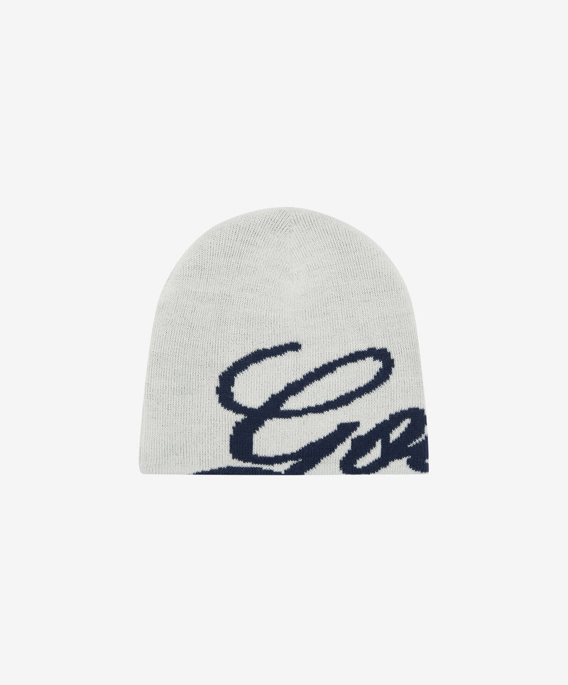 Gods Script Beanie Light Grey