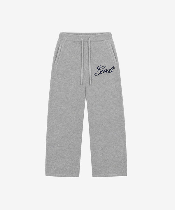 Handwritten Knitted Jogger Light Grey