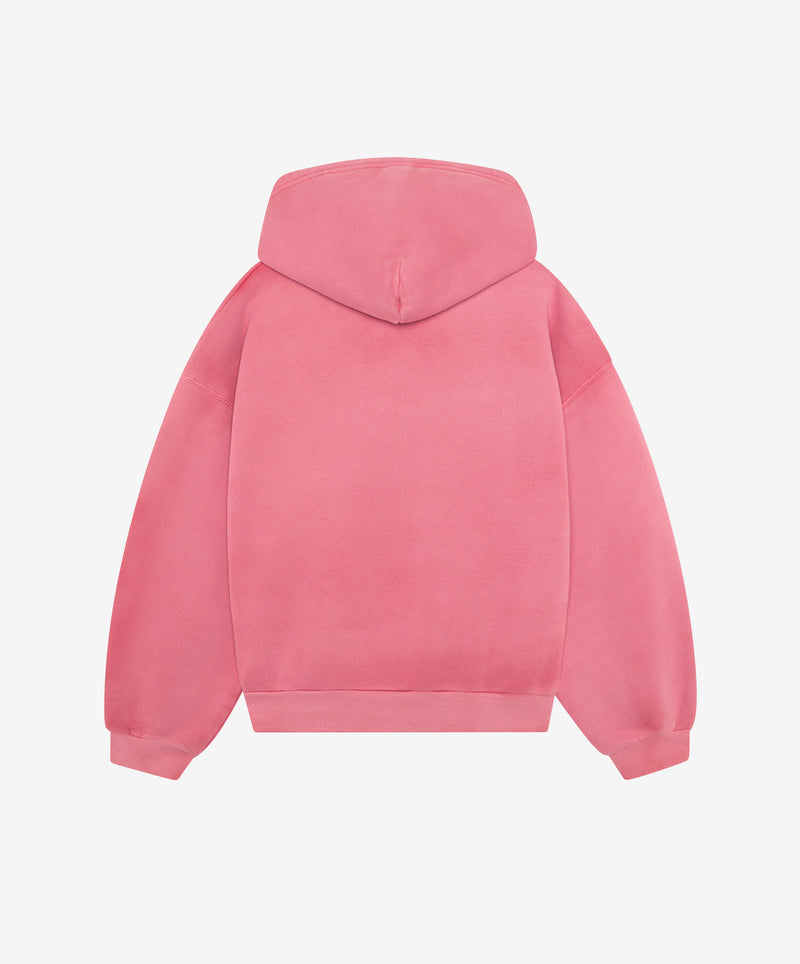Heritage Washed Hoodie Red