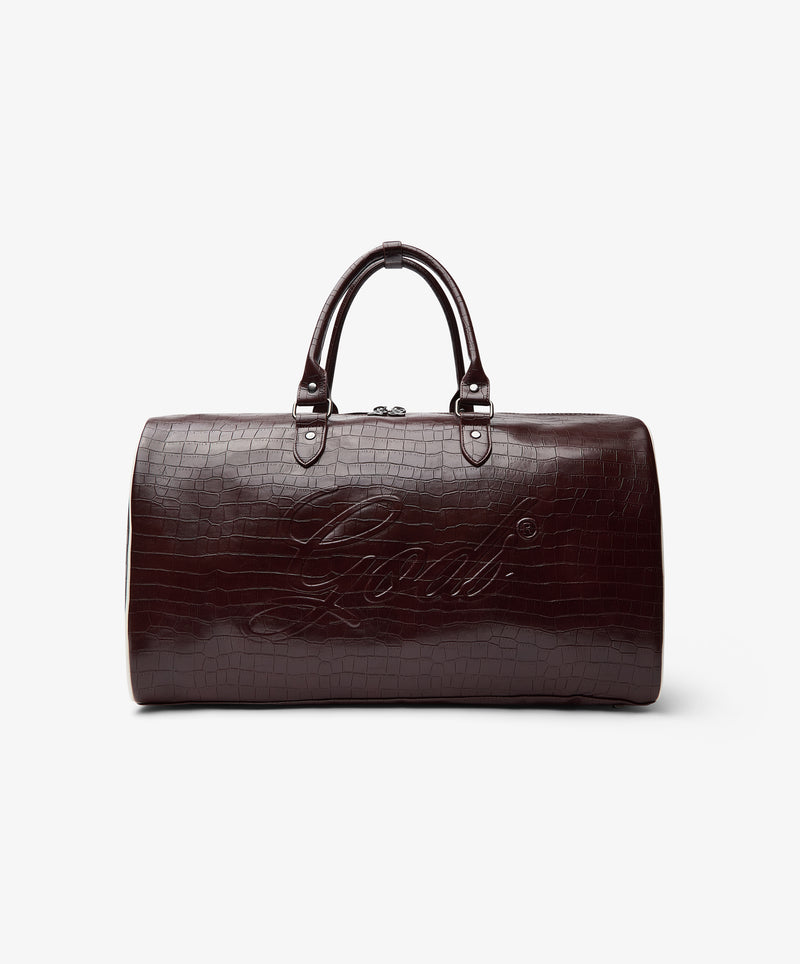 Duffel Leather Bag Crocodile