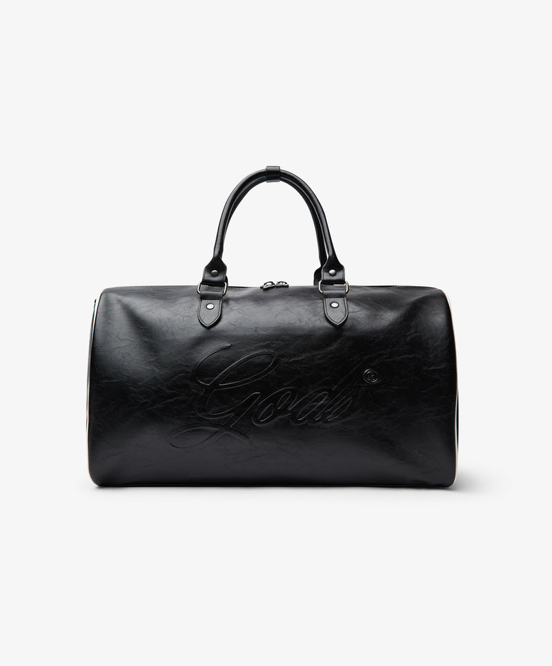 Duffel Leather Bag Black