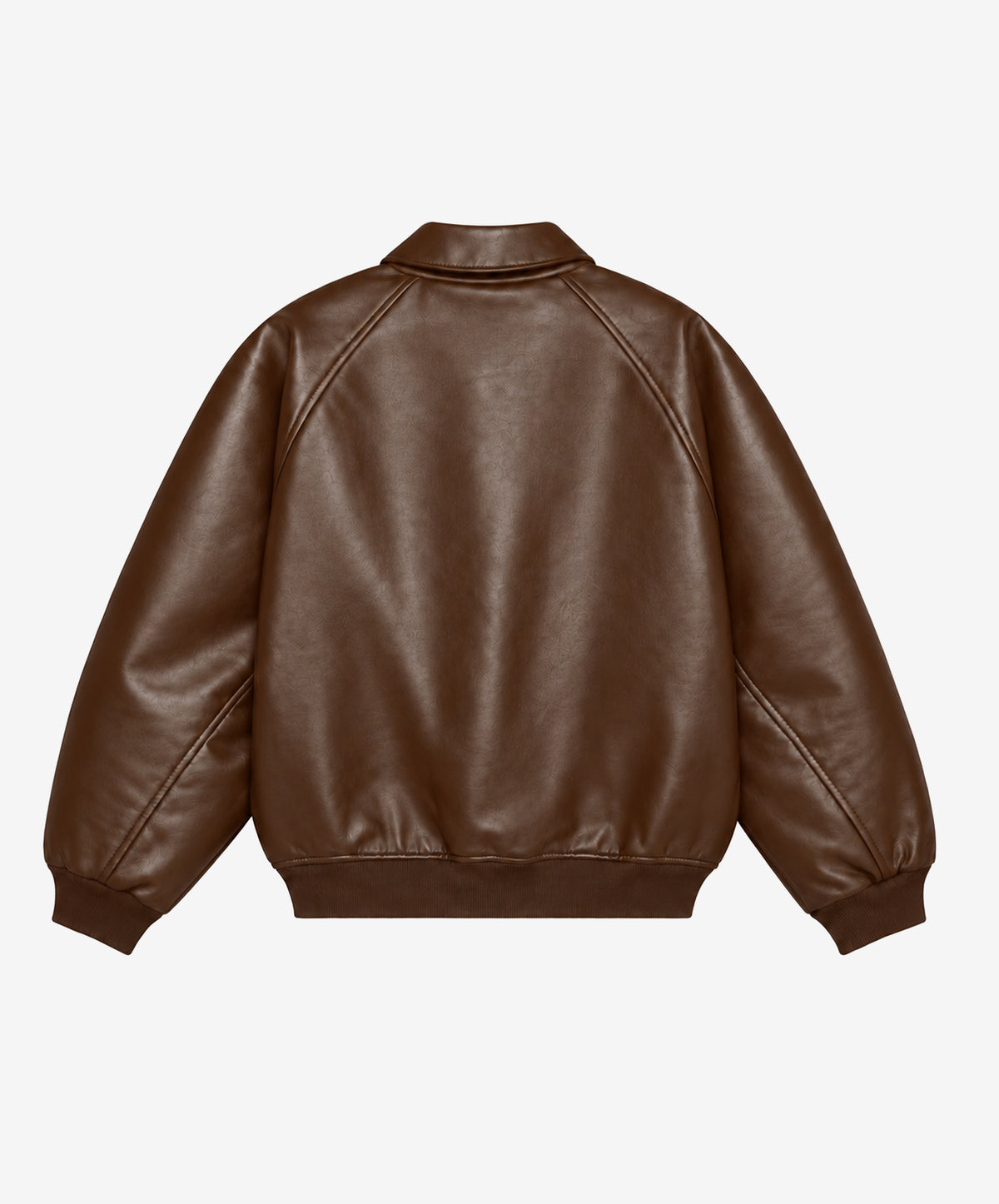 Vegan Leather Jacket Brown