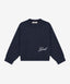 Handwritten Knitted Sweater Navy