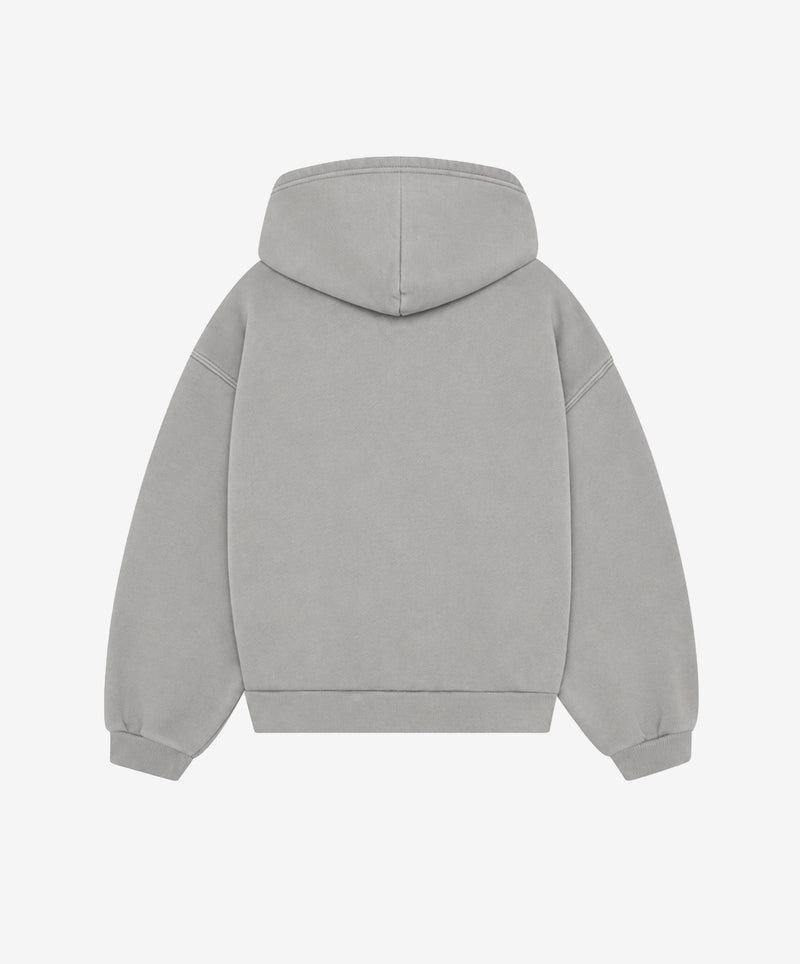 Heritage Washed Hoodie Grey