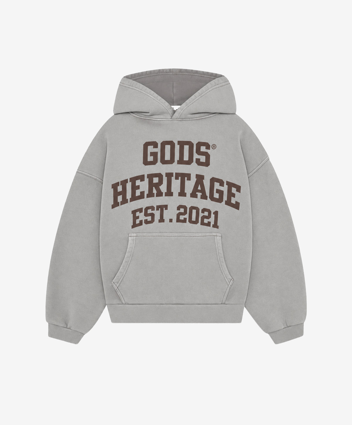 Heritage Washed Hoodie Grey