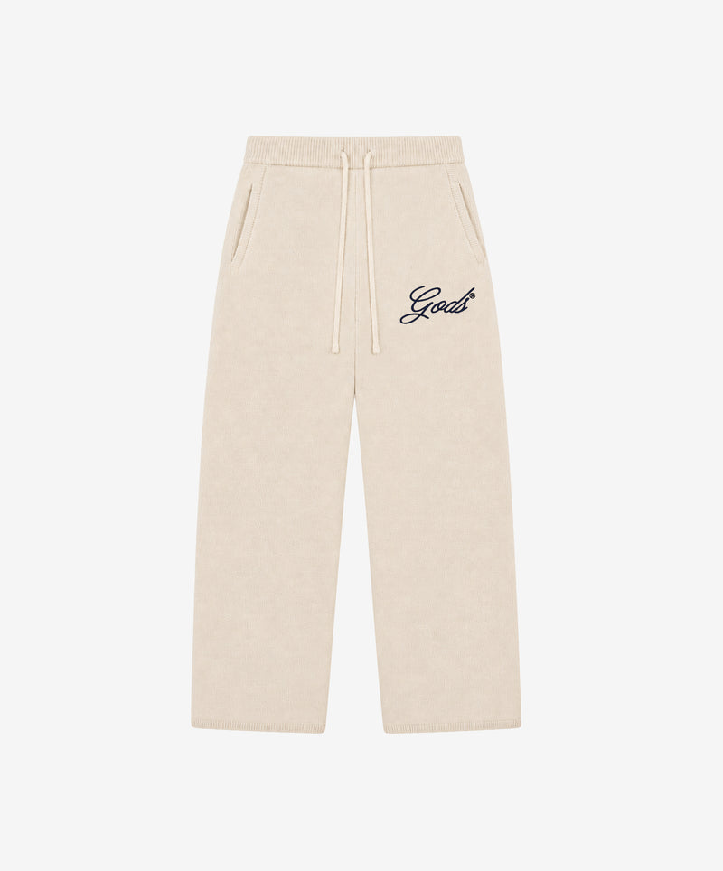 Handwritten Knitted Jogger Sand