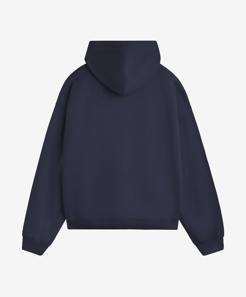 Star Washed Hoodie Navy