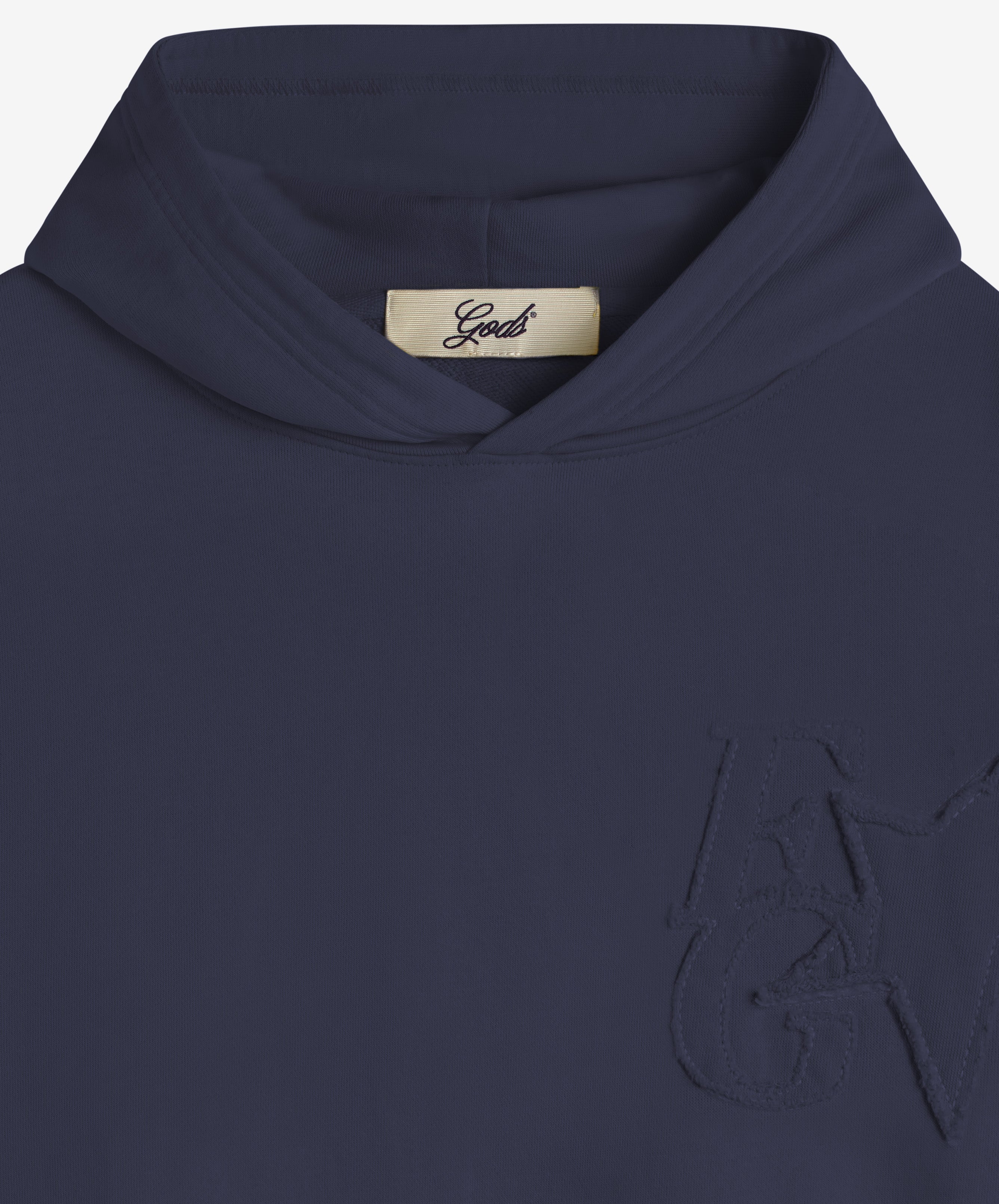 Star Washed Hoodie Navy