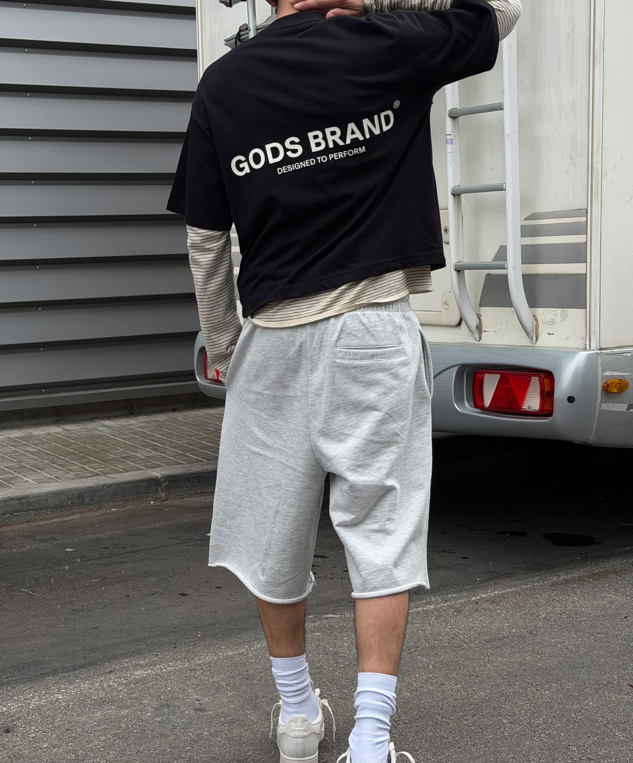 Performance Boxy Tee Black