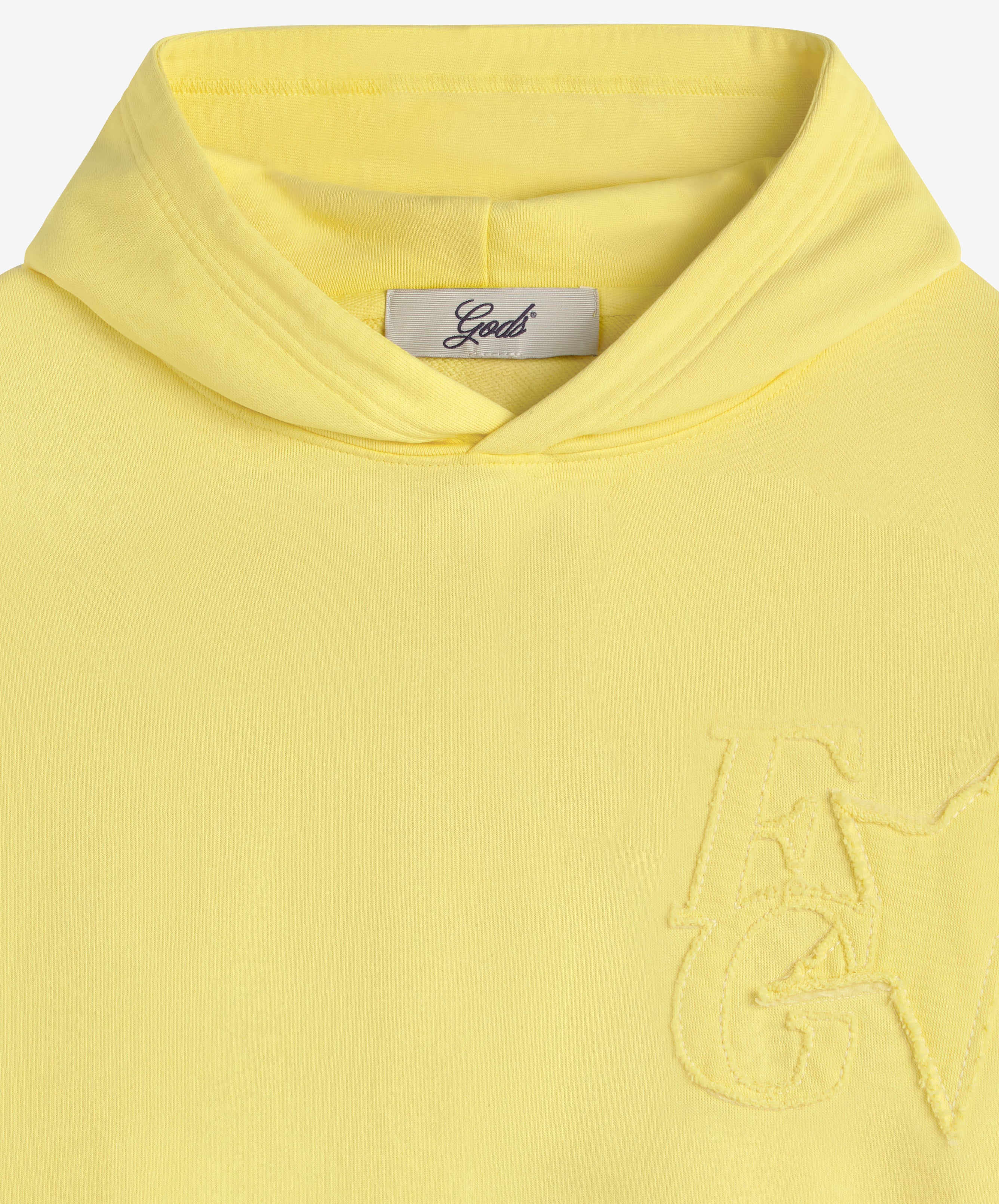 Star Washed Hoodie Yellow