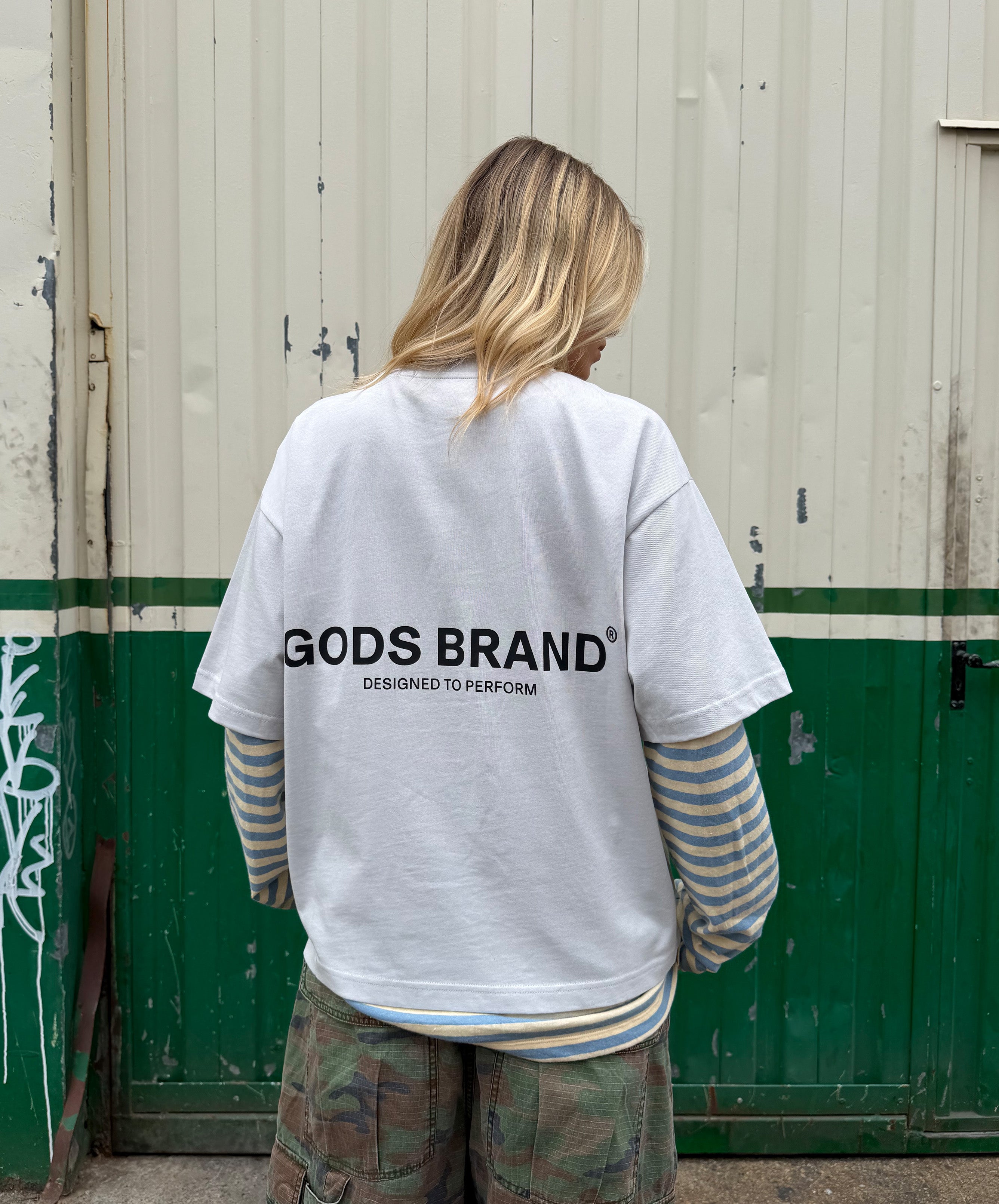 Performance Boxy Tee Light Grey