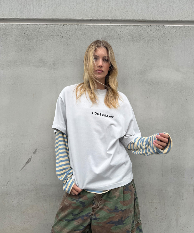 Performance Boxy Tee Light Grey