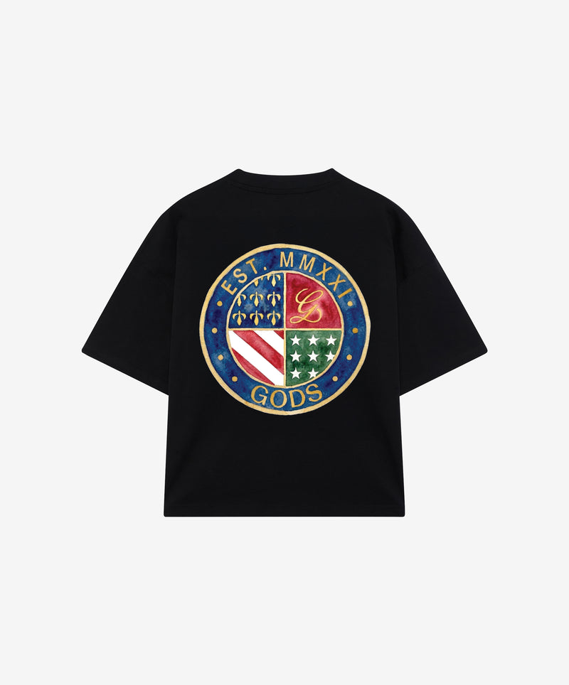 Heraldic Tee Black