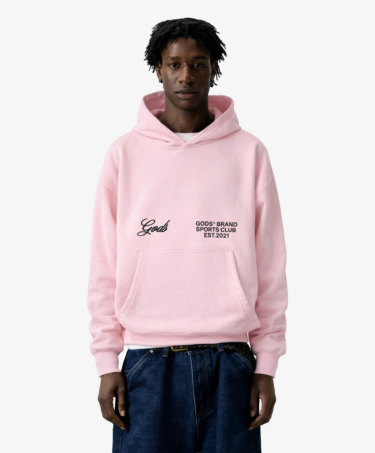 Gods® Brand Sports Club Hoodie Rose