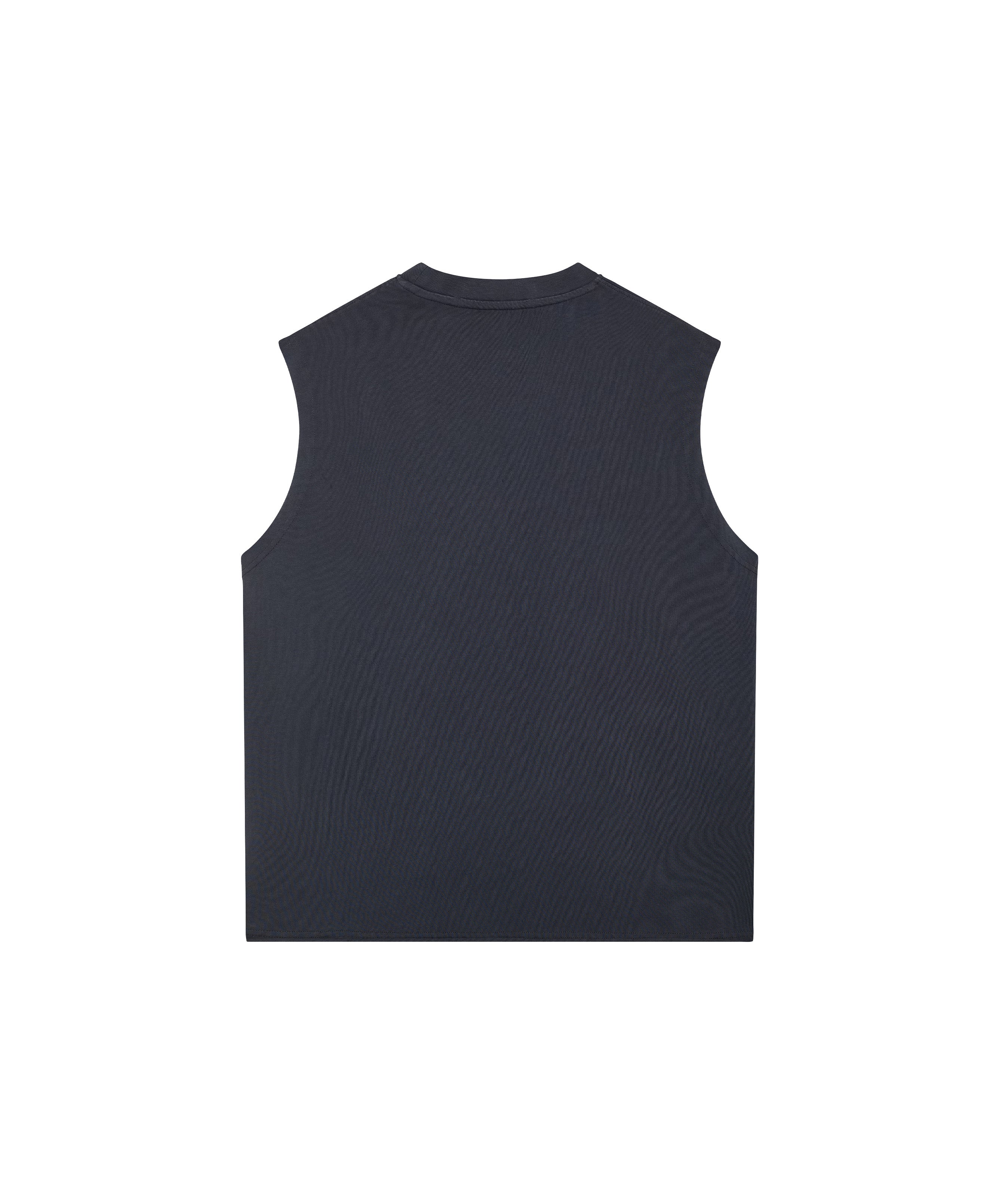Star Sleeveless Tee Dark Grey