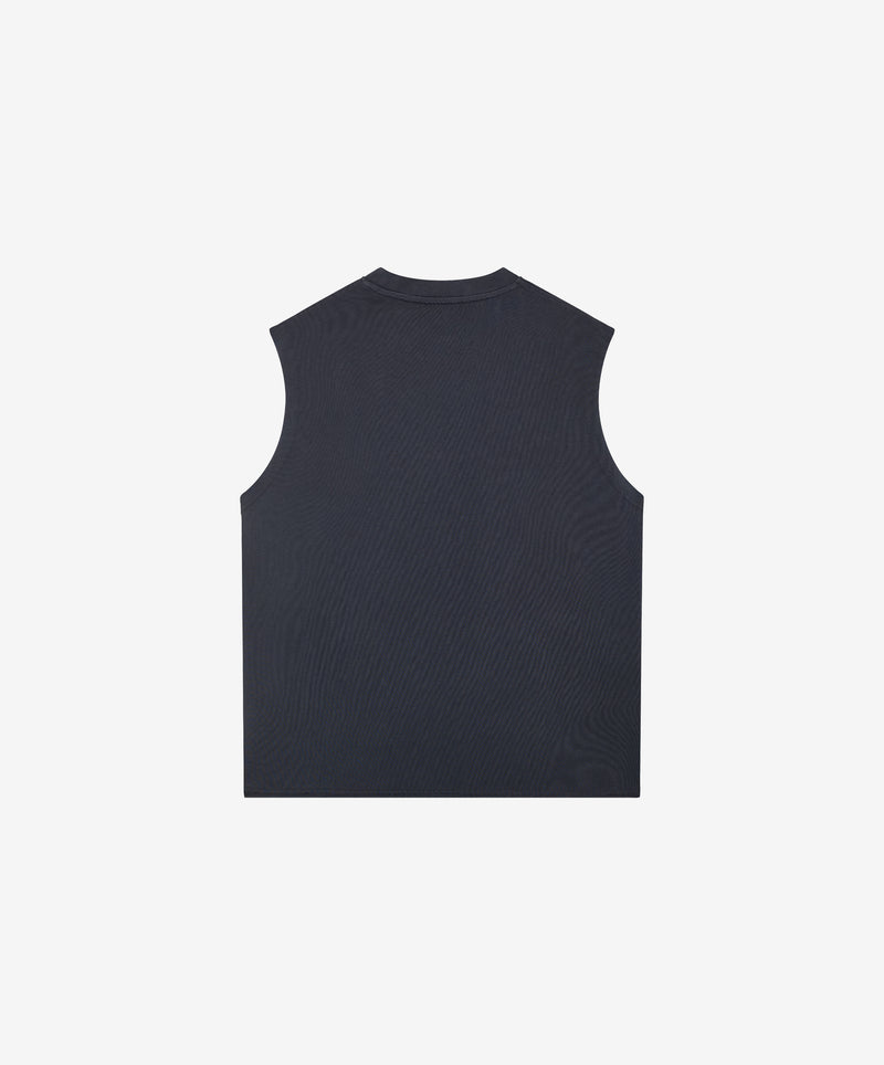 Star Sleeveless Tee Dark Grey