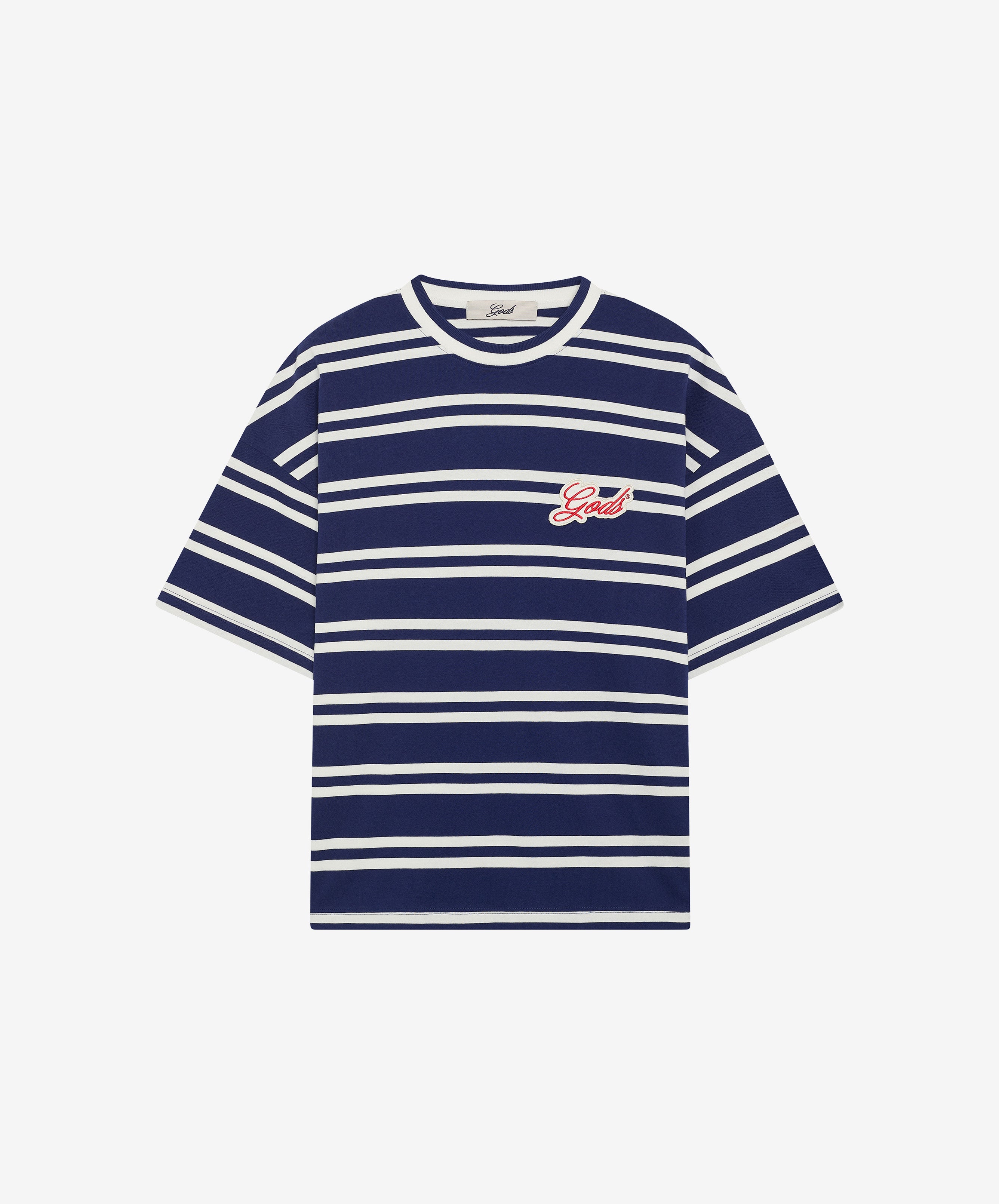 Gods Stripped Tee Navy