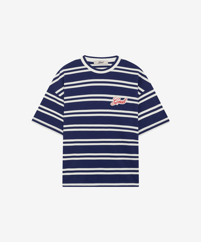 Gods Stripped Tee Navy