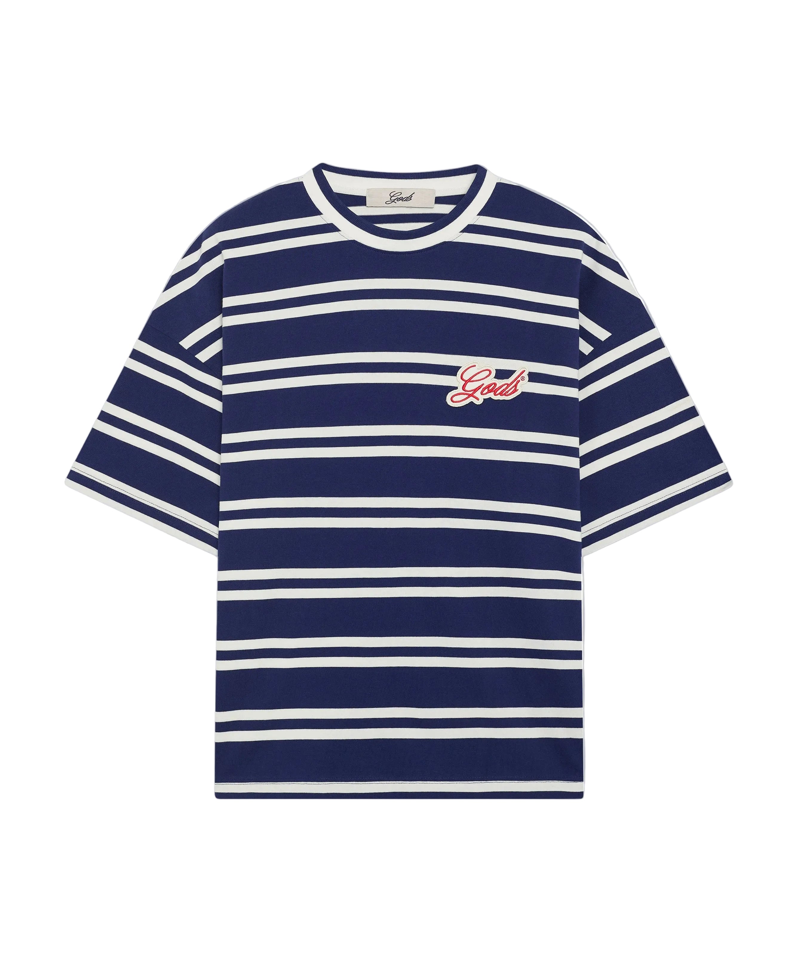 Gods Stripped Tee Navy