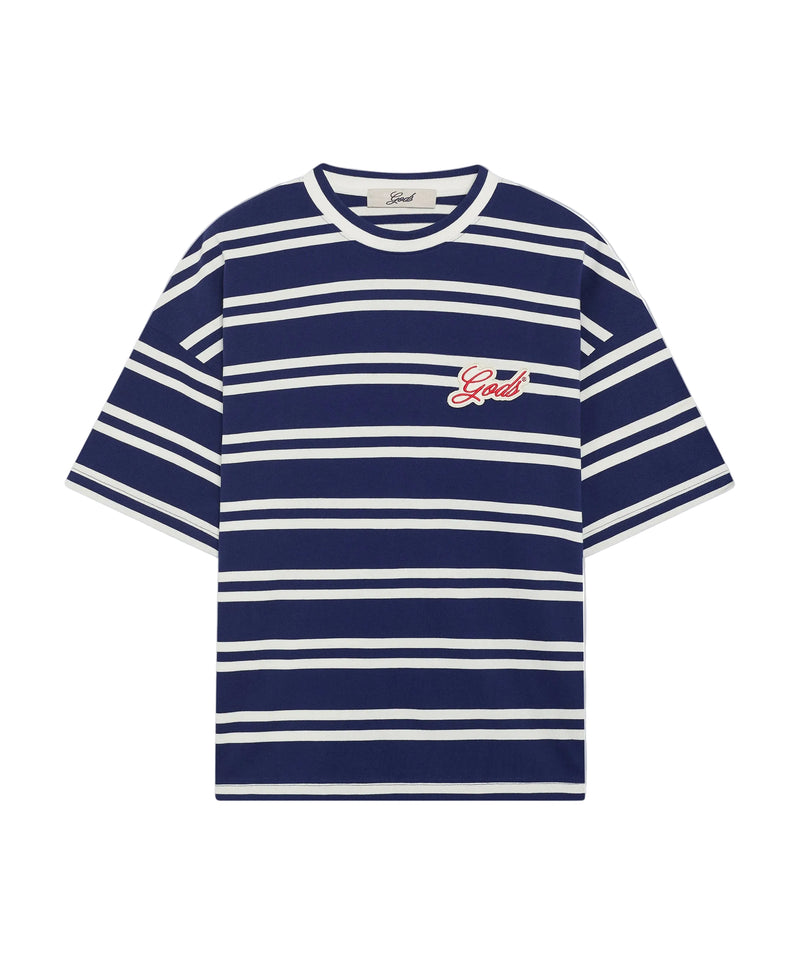Gods Stripped Tee Navy