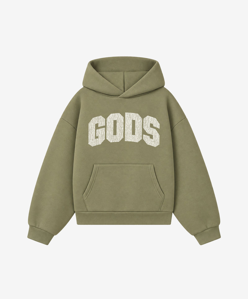 Gods College Hoodie Green