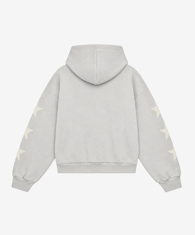 Stars Hoodie Grey