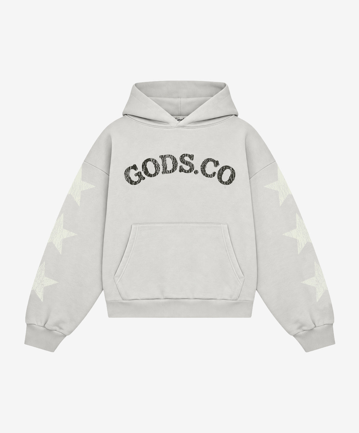 Stars Hoodie Grey