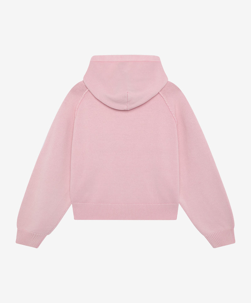 Sunfaded  Knitted Zipper Pink
