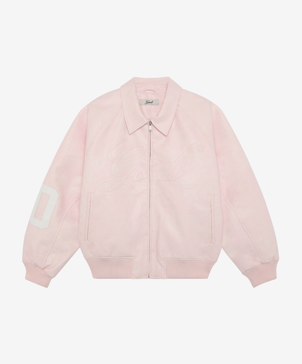 Vegan Leather Jacket Pink