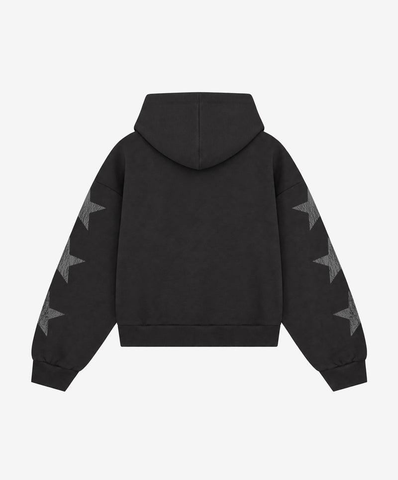 Stars Hoodie Black
