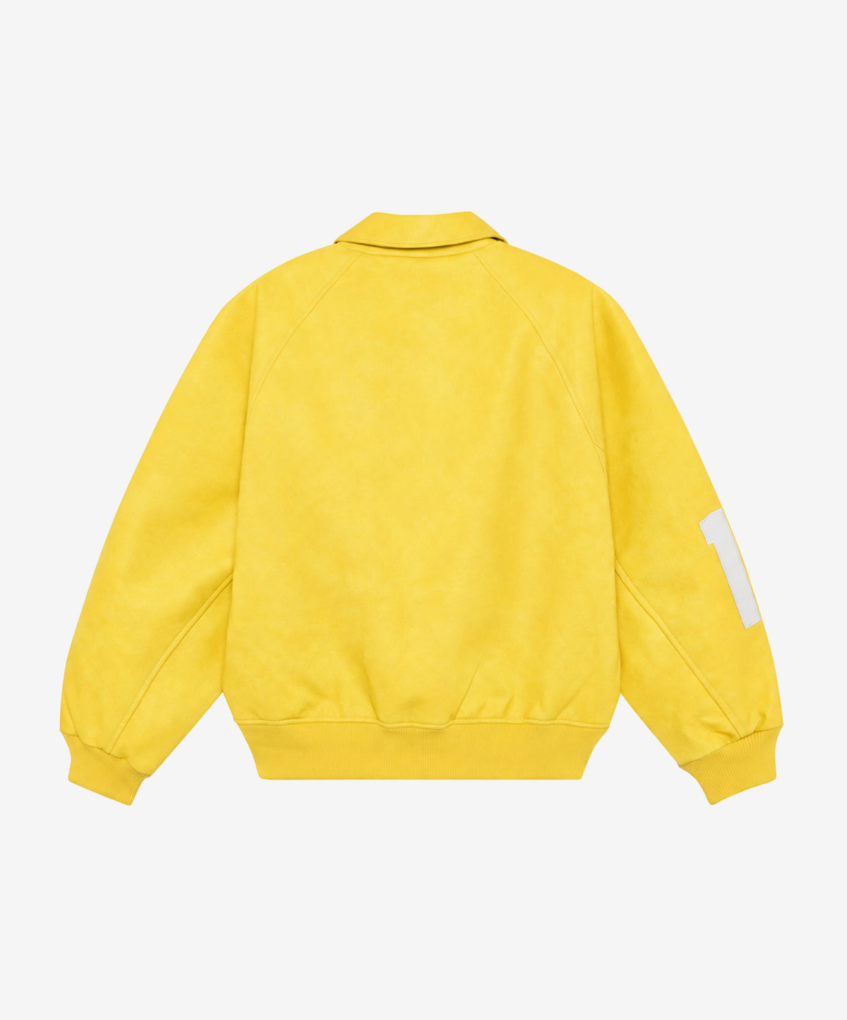 Vegan Leather Jacket Yellow
